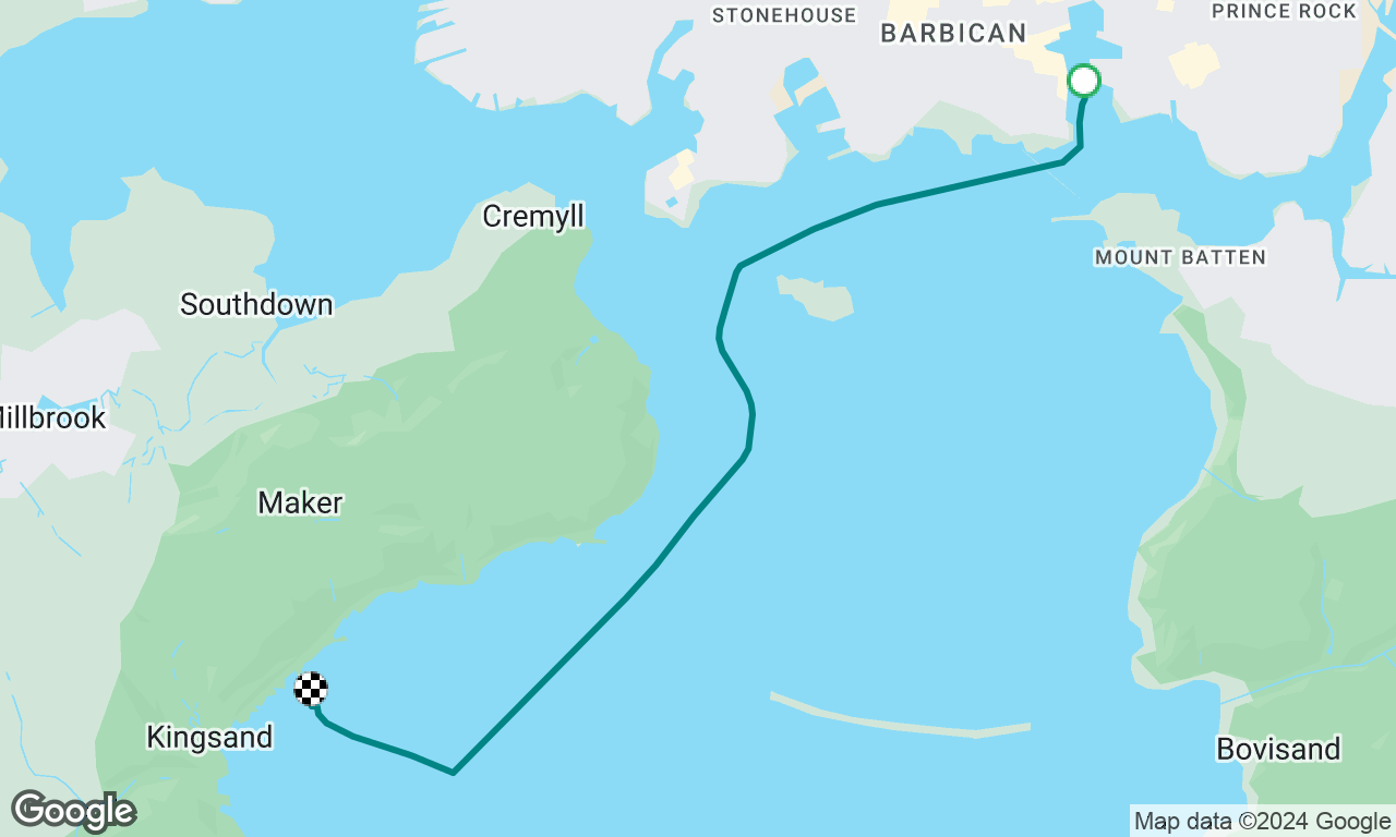 Anchoring in Cawsand