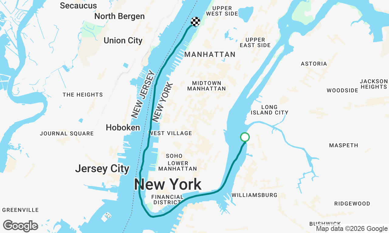 Voyage map
