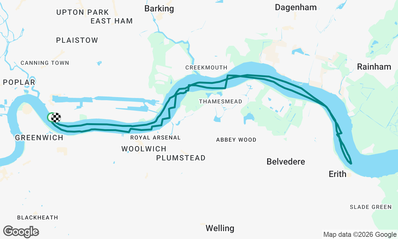 RNLI fund raising Race - Greenwich Yacht Club Race to Erith and back