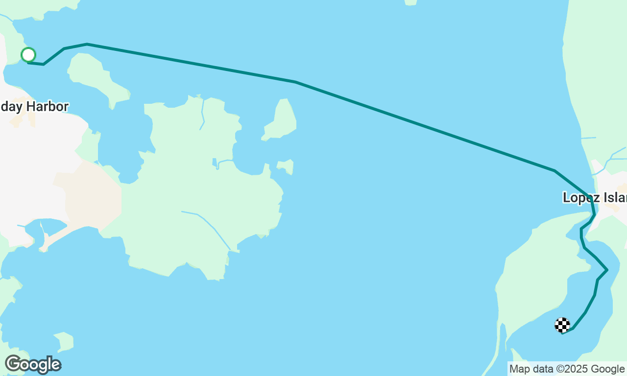 San Juan Island to Lopez Island