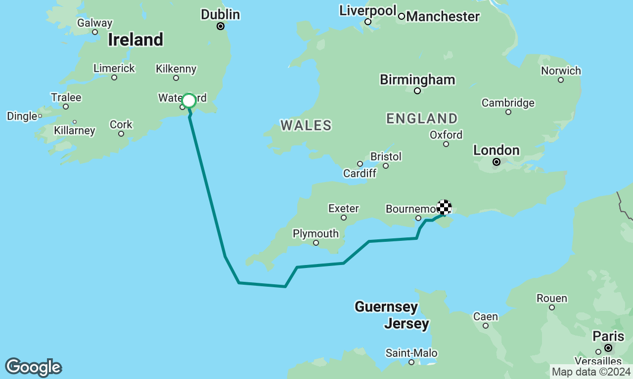 Celtic Sea delivery of Class40 raceboat