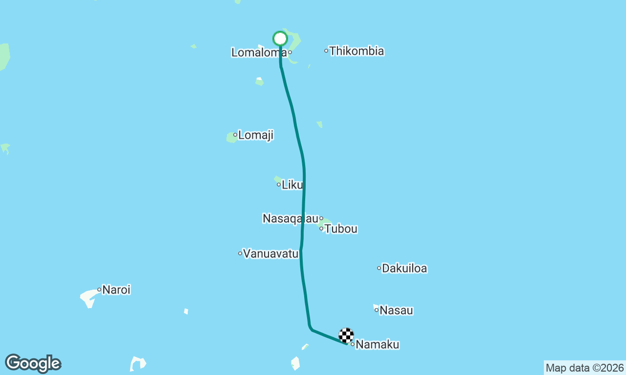Bay of Islands to Namuka