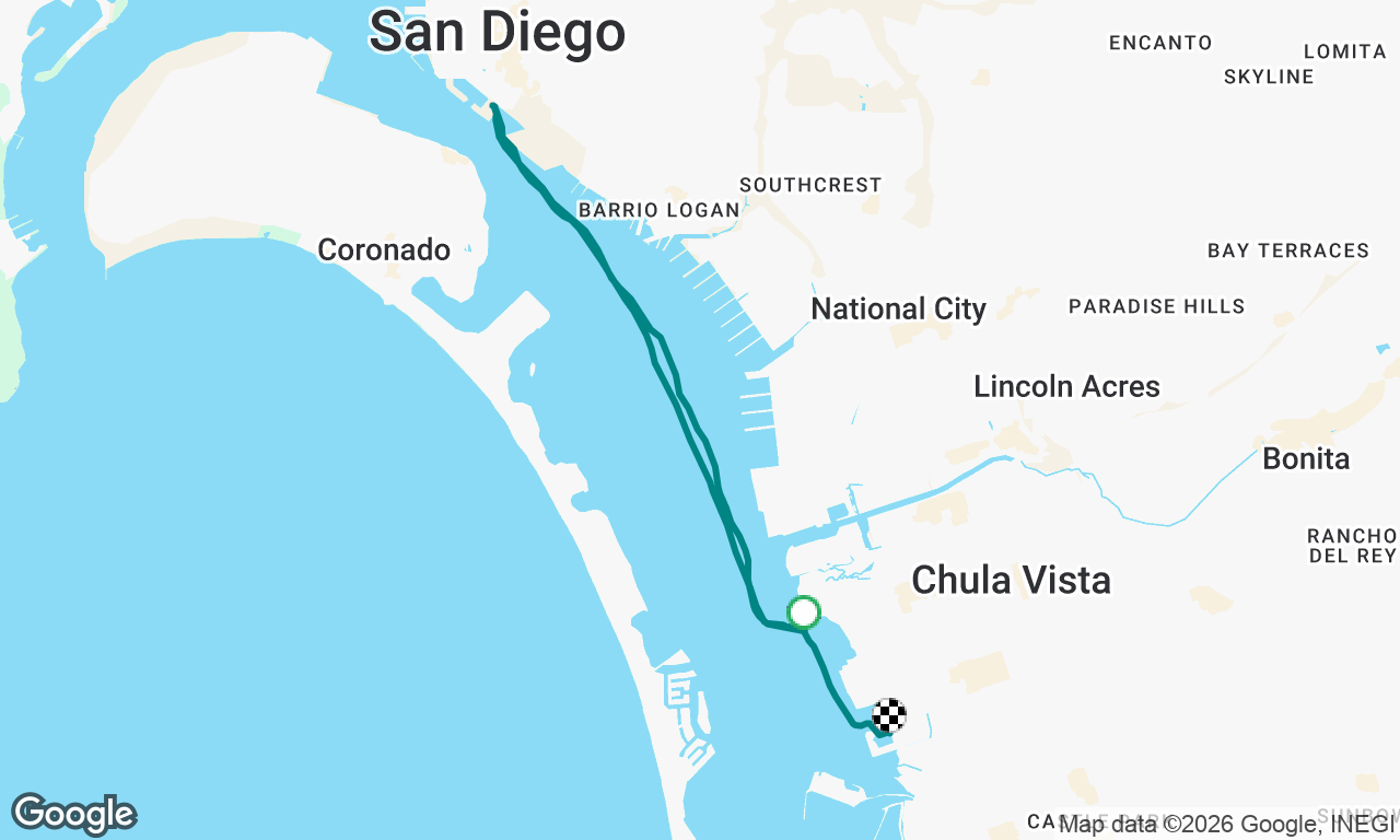 Voyage map
