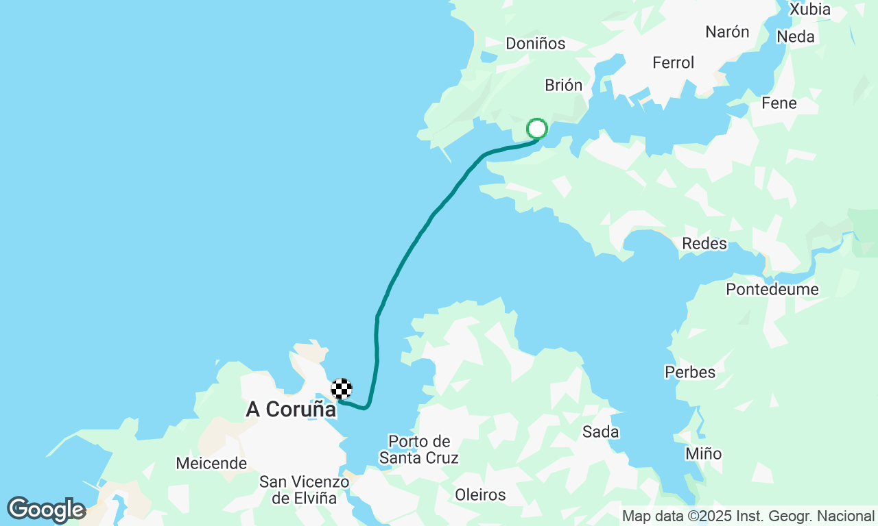 Ferrol to A Coruña 
