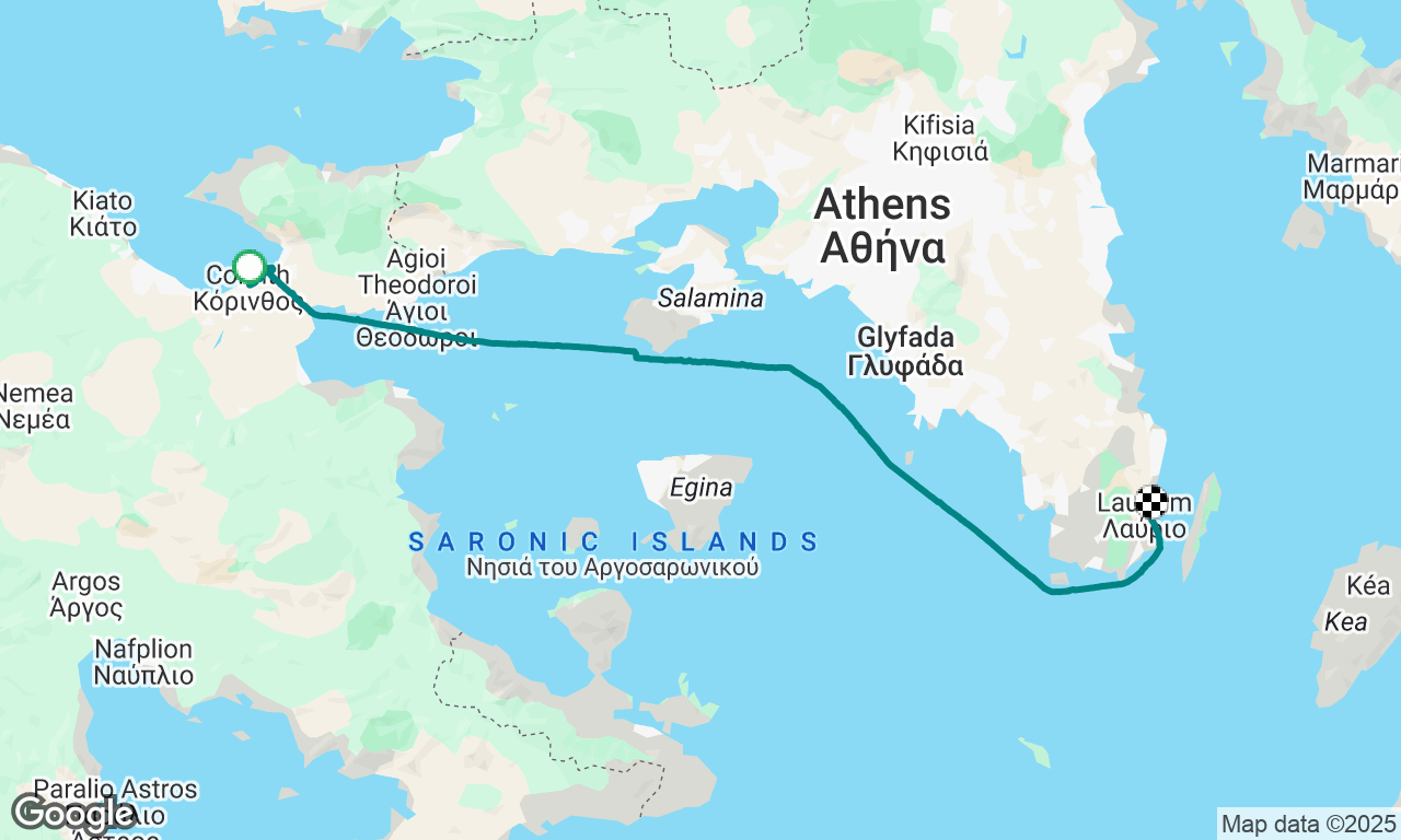 Bonous Miles Flotila 
Leg 4
Korinthos to Lavrio