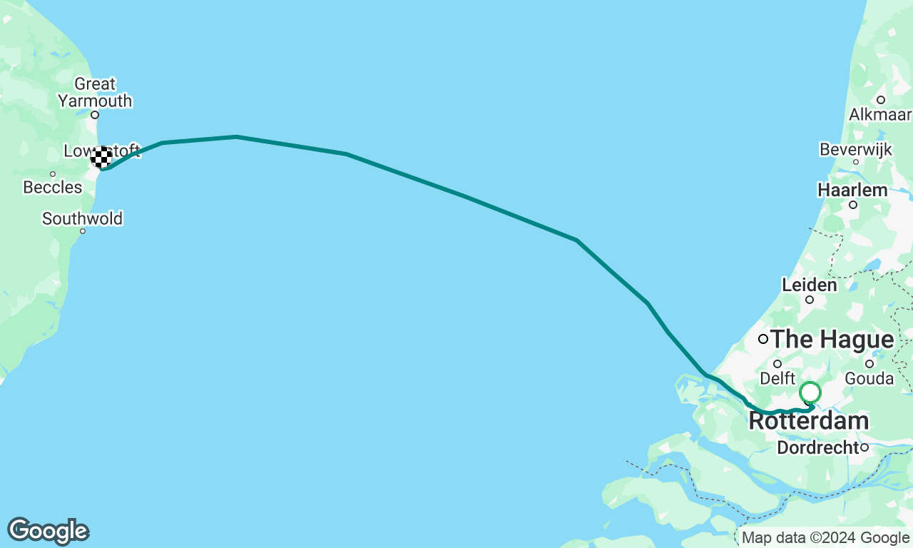 Rotterdam to Lowestoft 