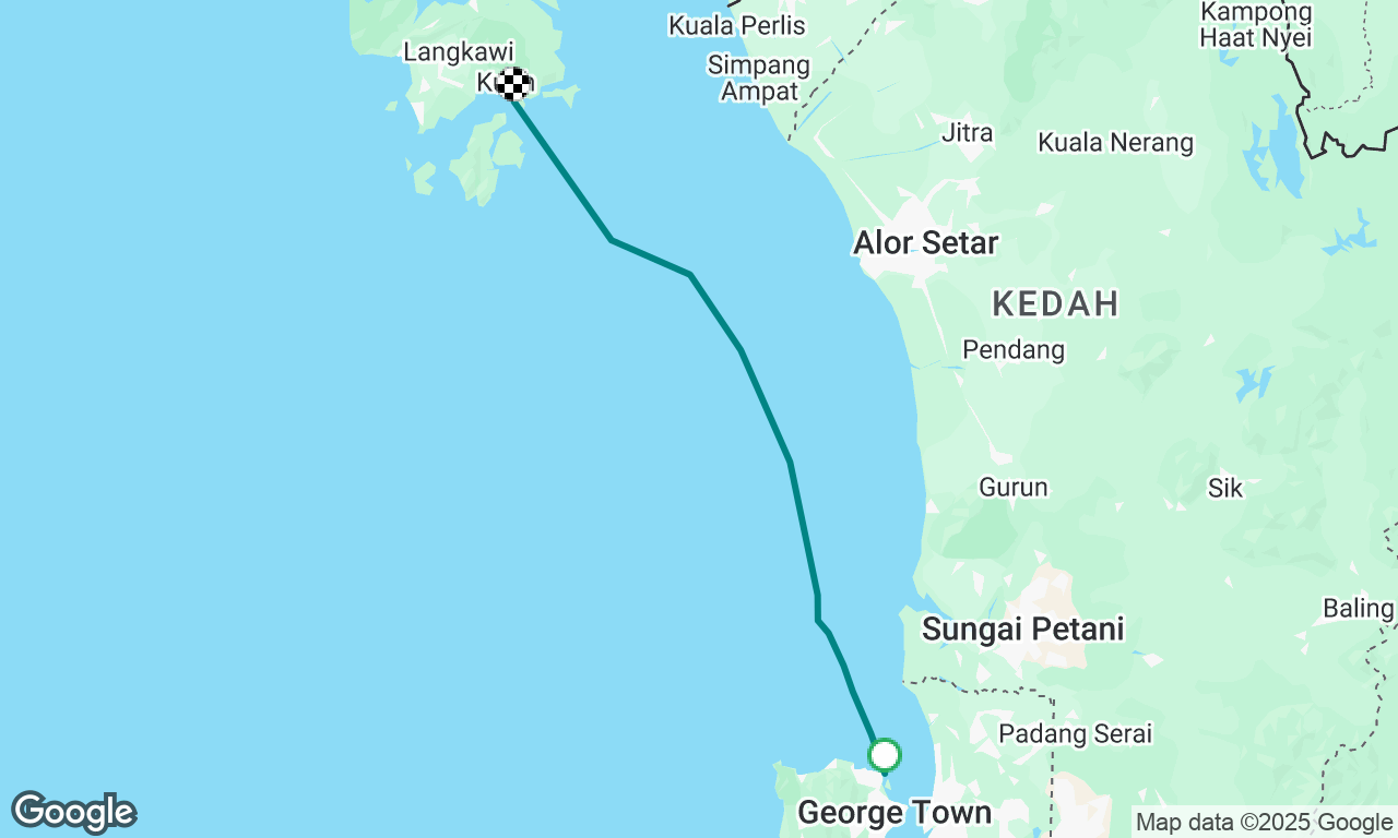 Racing SY Dash- Penang to  Langkawi 