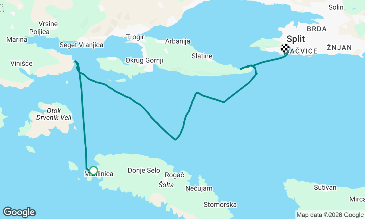 Voyage map
