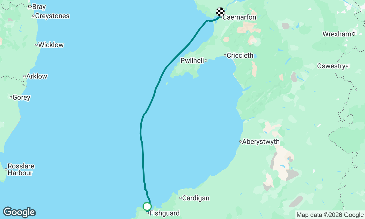 Fishguard to Caernarfon 