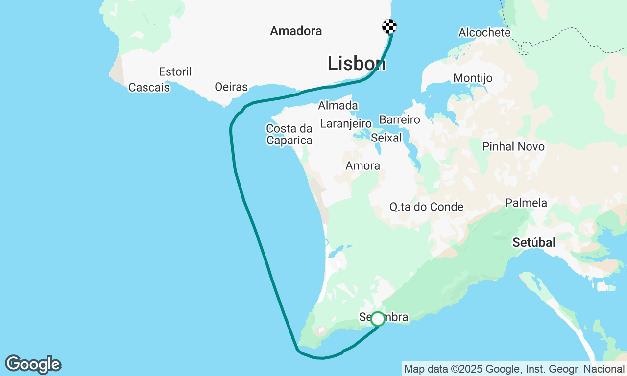 Sesimbra - Lisboa Oriente
