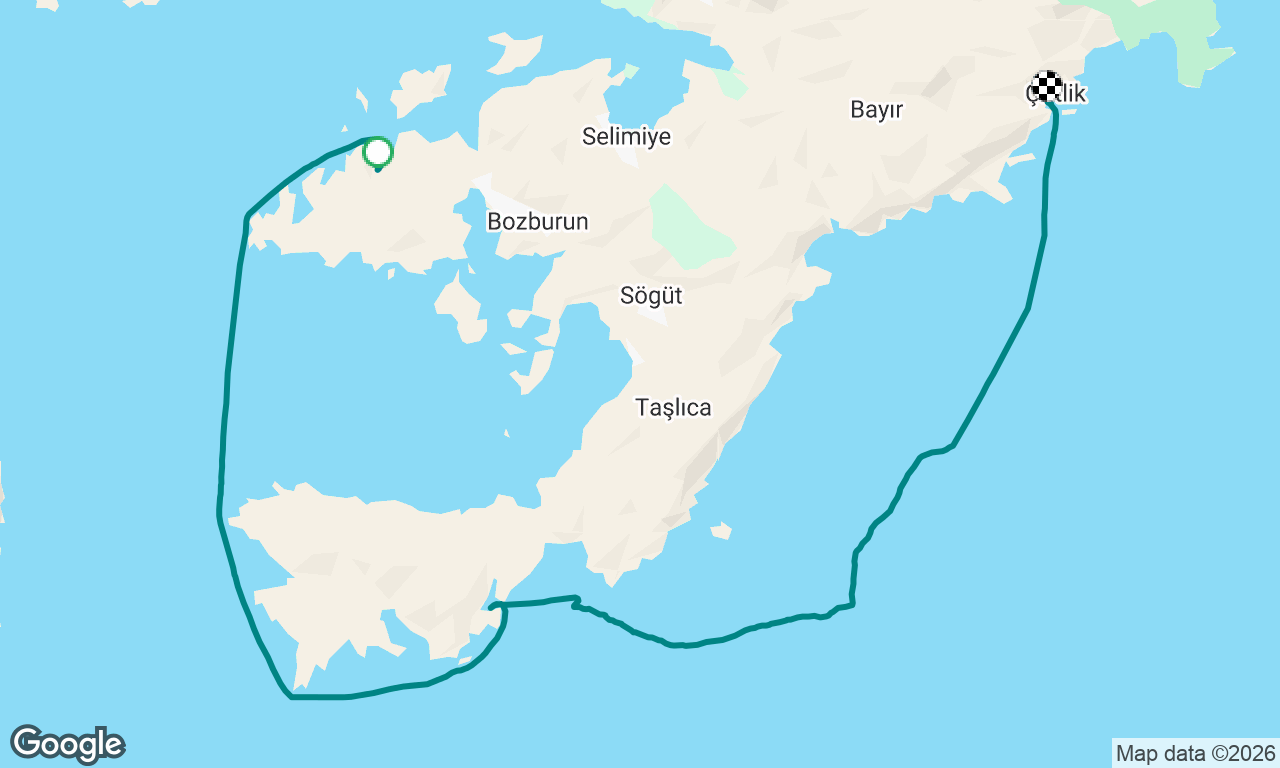 Kocabahçe - Serçe Limanı - Çiftlik Koyu