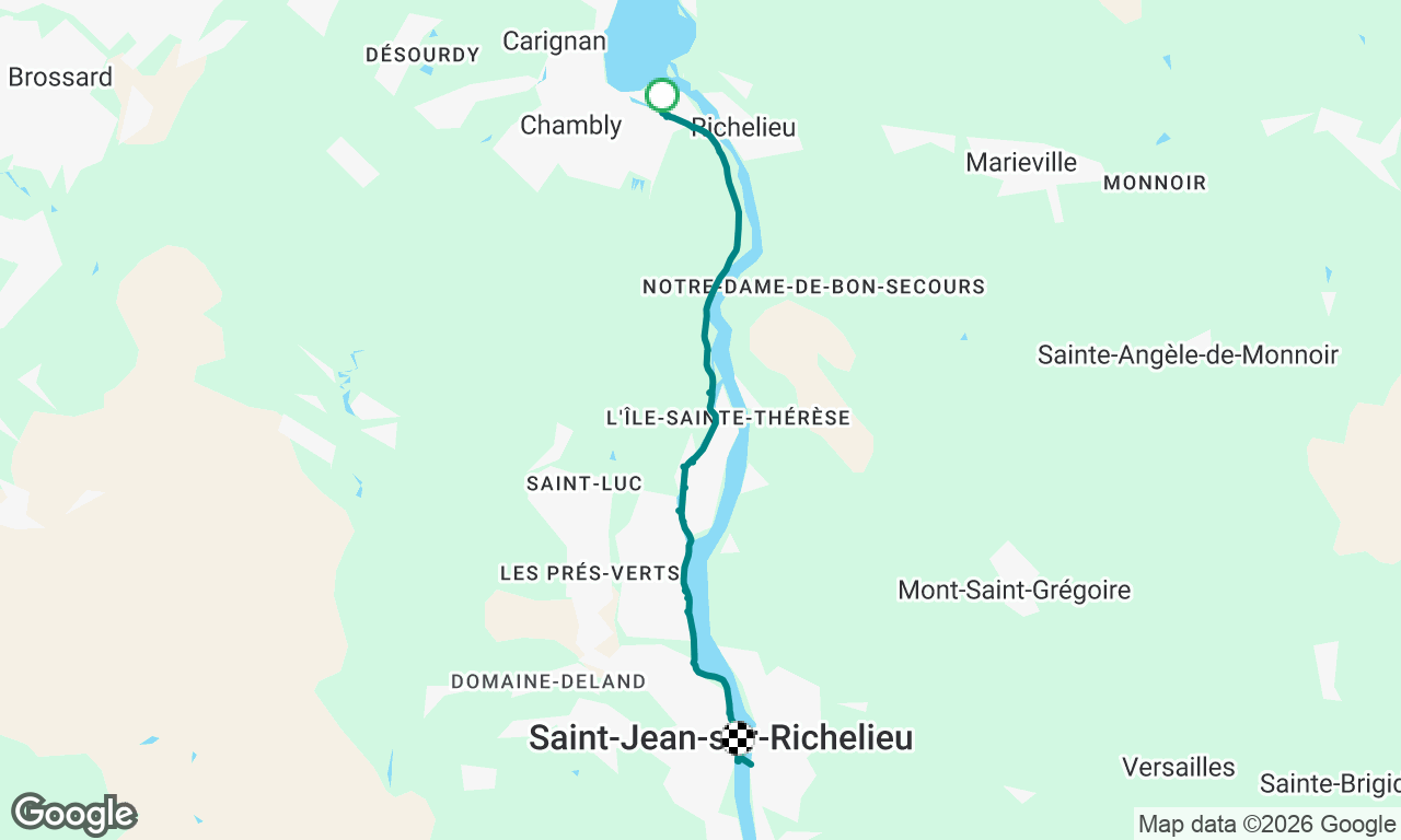 Voyage map