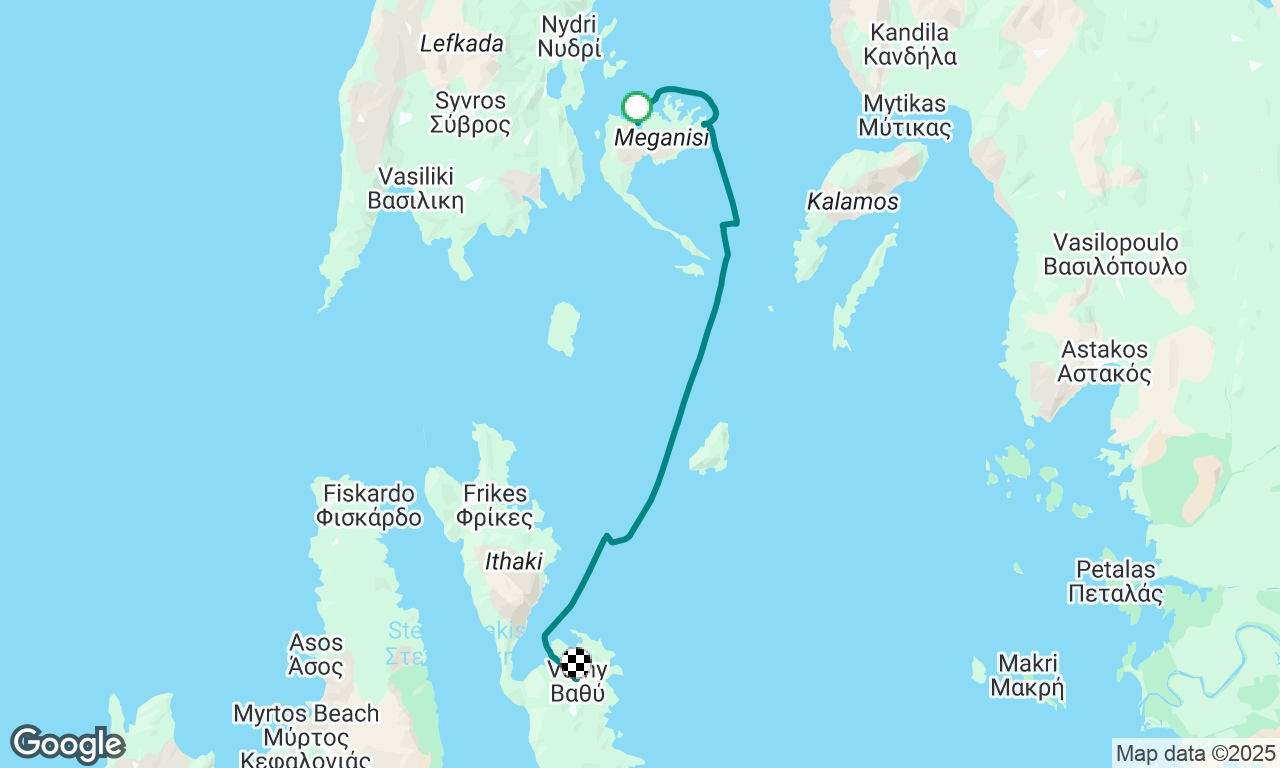 Atkinson Sailing Week Day 2: Spartokhori swim stop at Loutrolimni beach and sail over to Vathi Ithaca