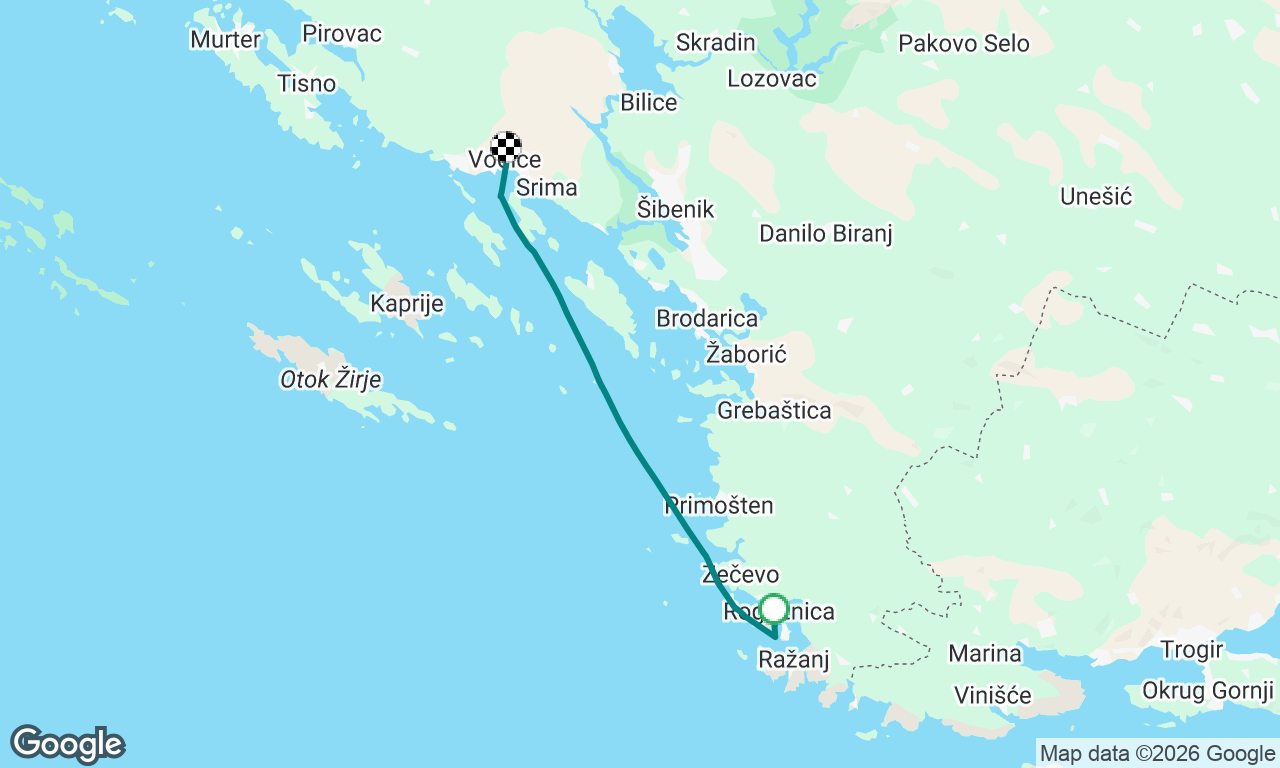 Voyage map