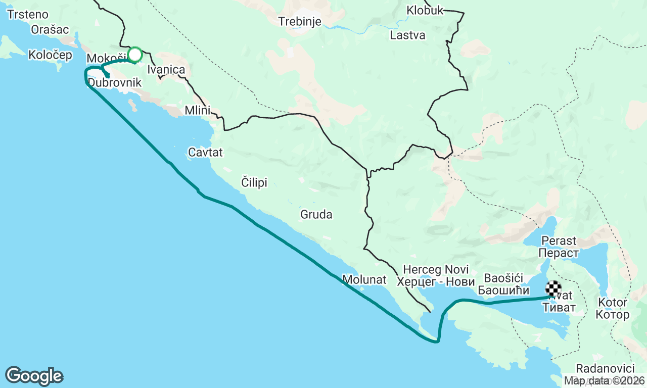 Voyage map