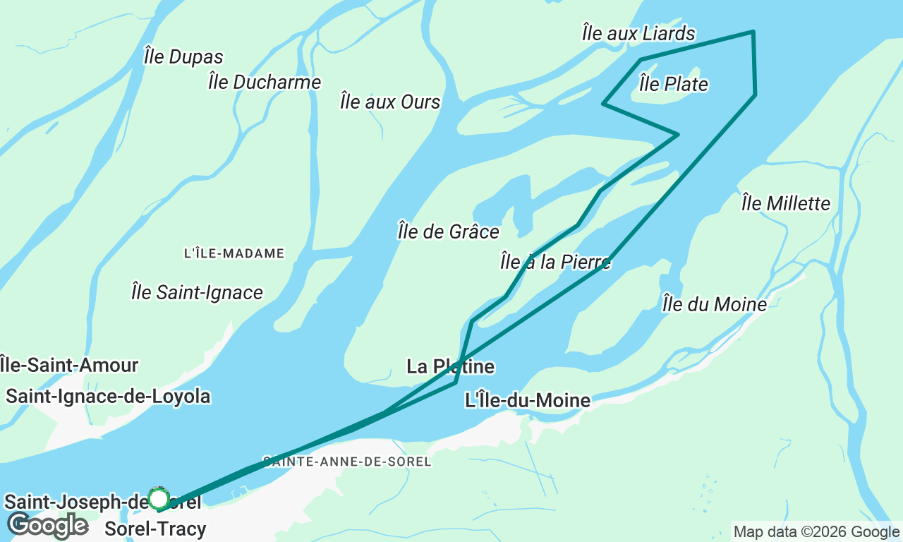 Voyage map