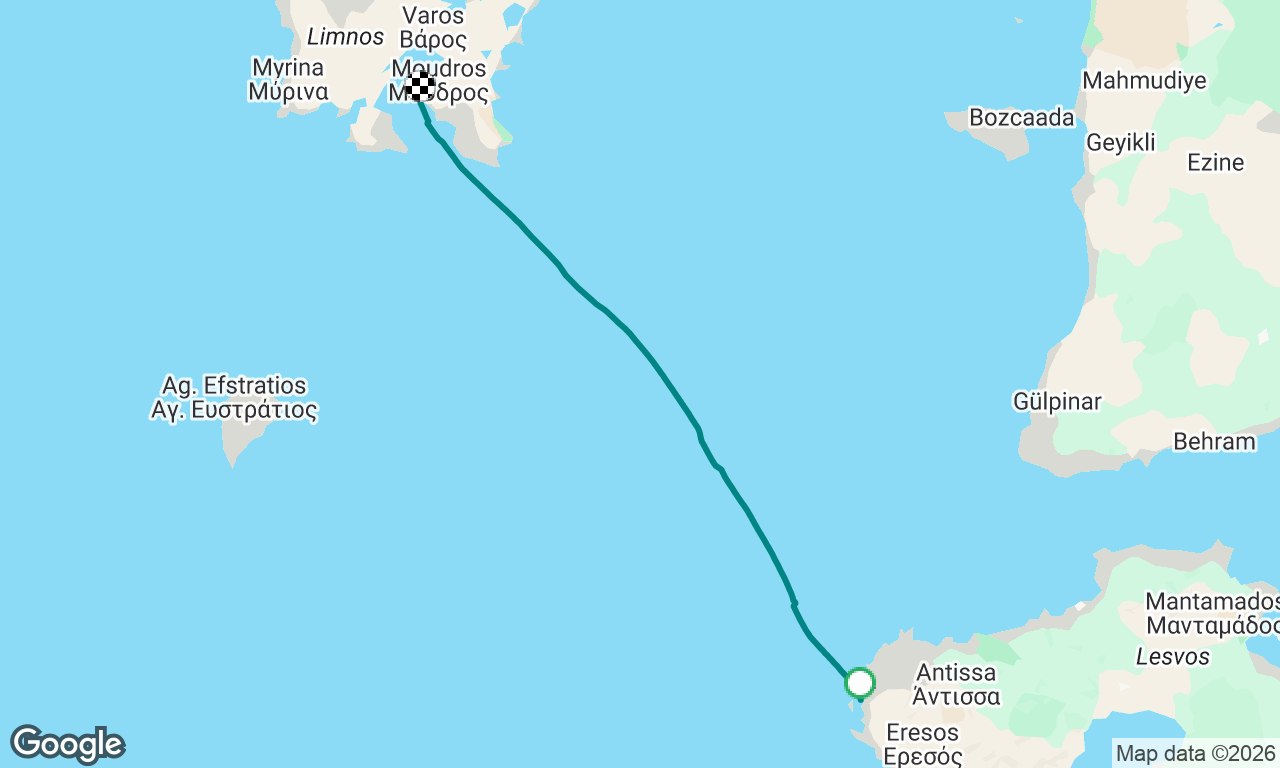 Voyage map