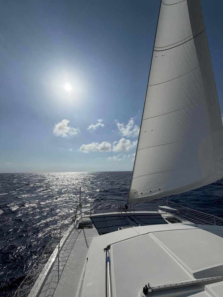 Voyage photo from Overnight crossing from Double Breasted Cay to St Augustine with a big storm! 
