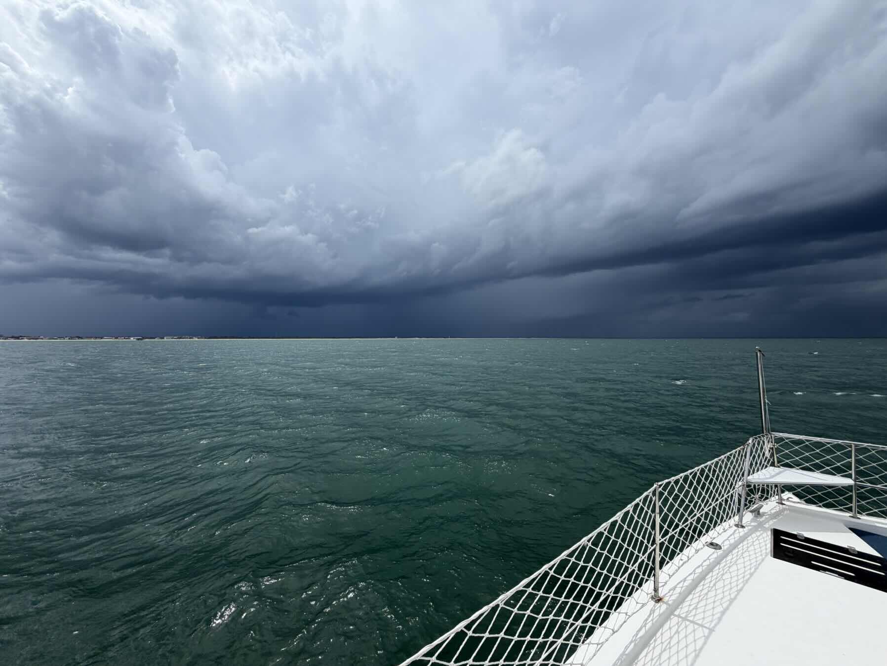 Overnight crossing from Double Breasted Cay to St Augustine with a big storm! _85417680-7127-4DFA-93D0-437A06622D58