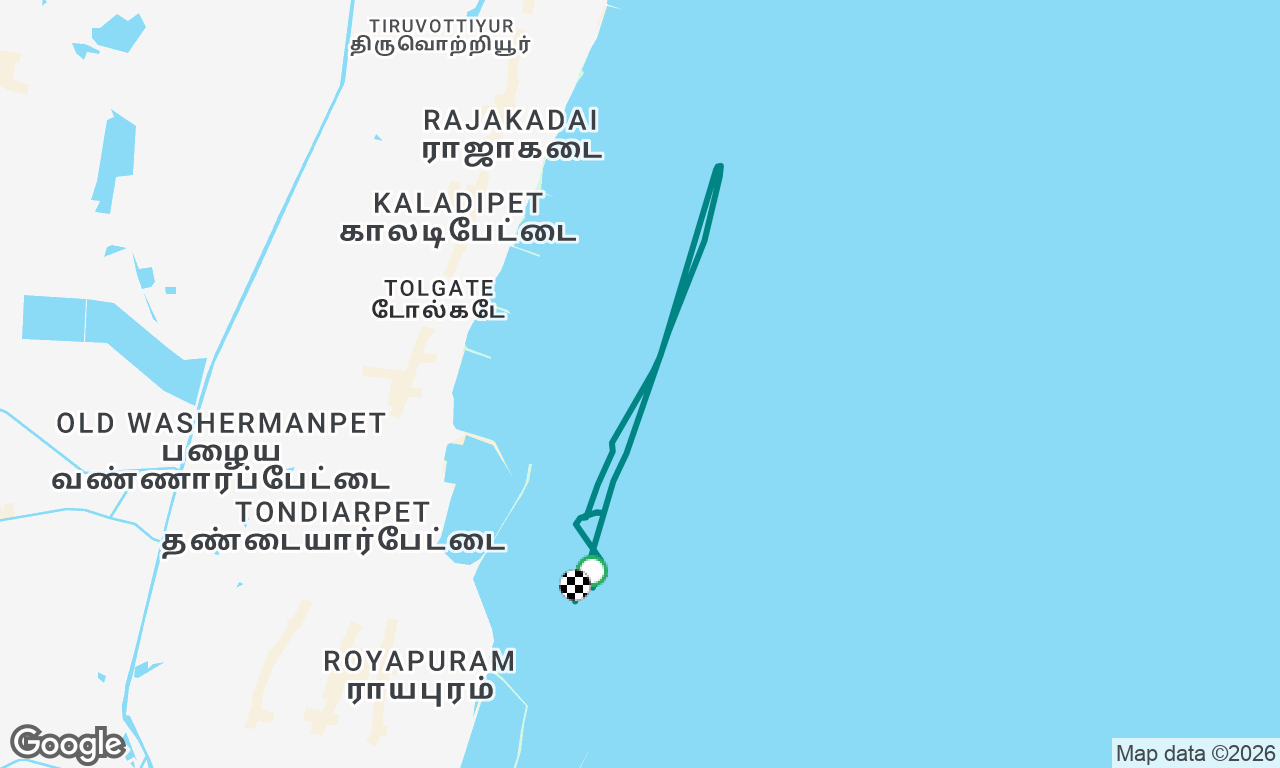 Voyage map