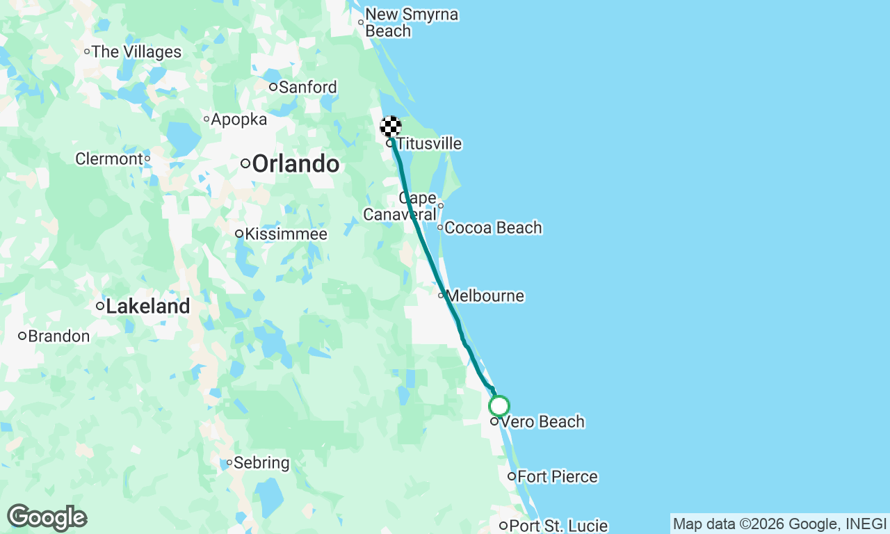 Dolphins on the way to Cape Canaveral