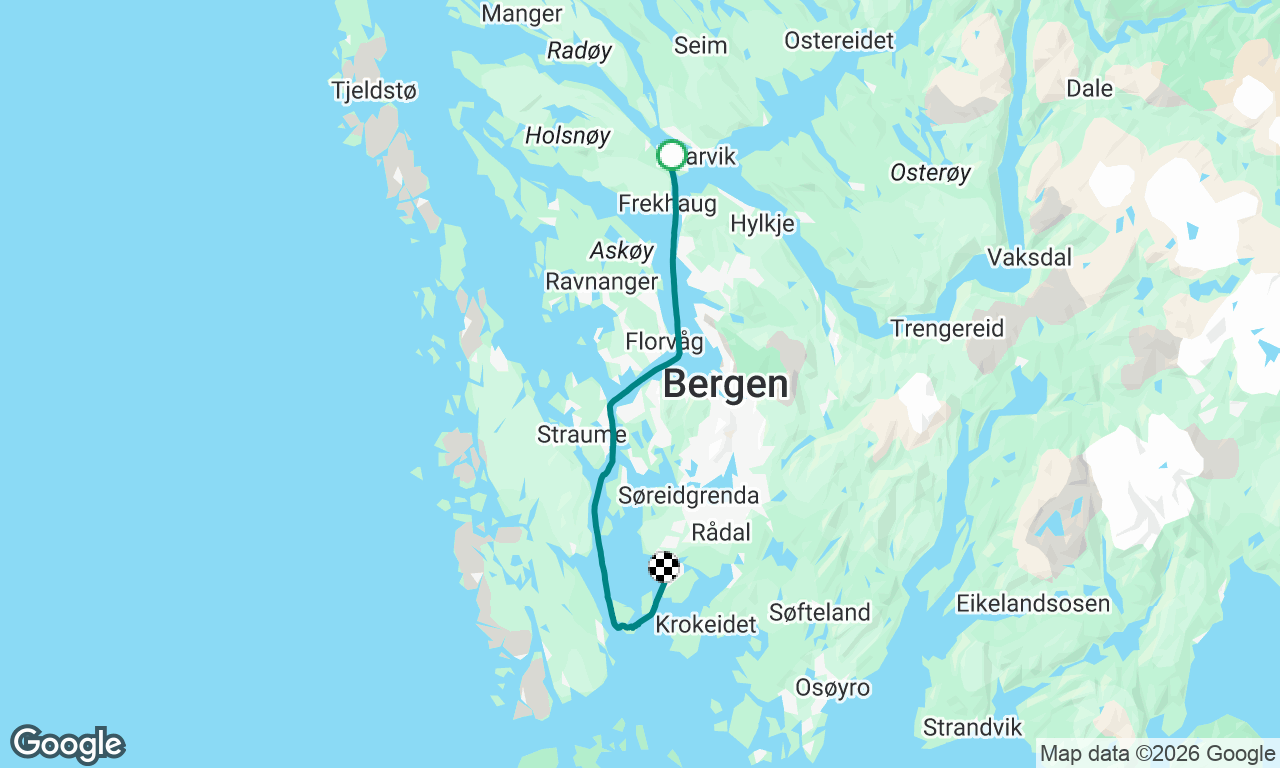 Voyage map