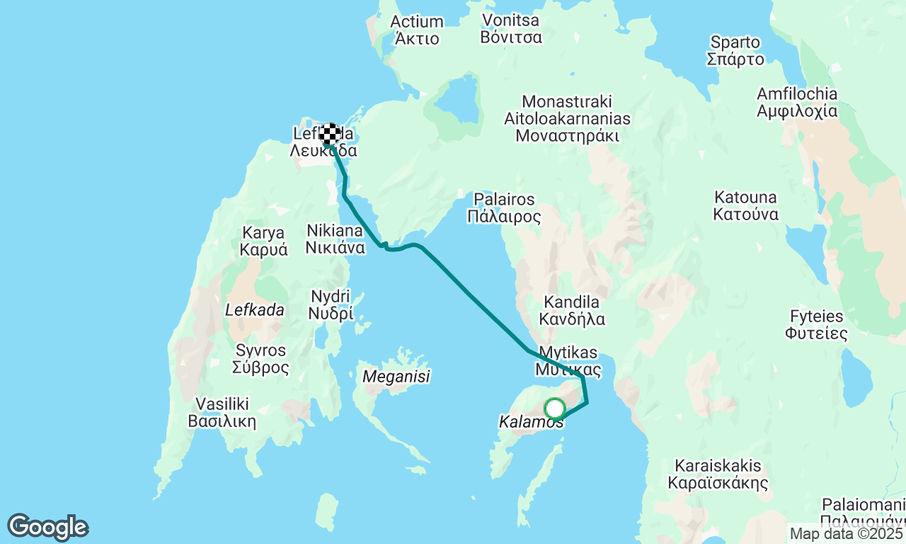 Kalamos to Lefkada Marina