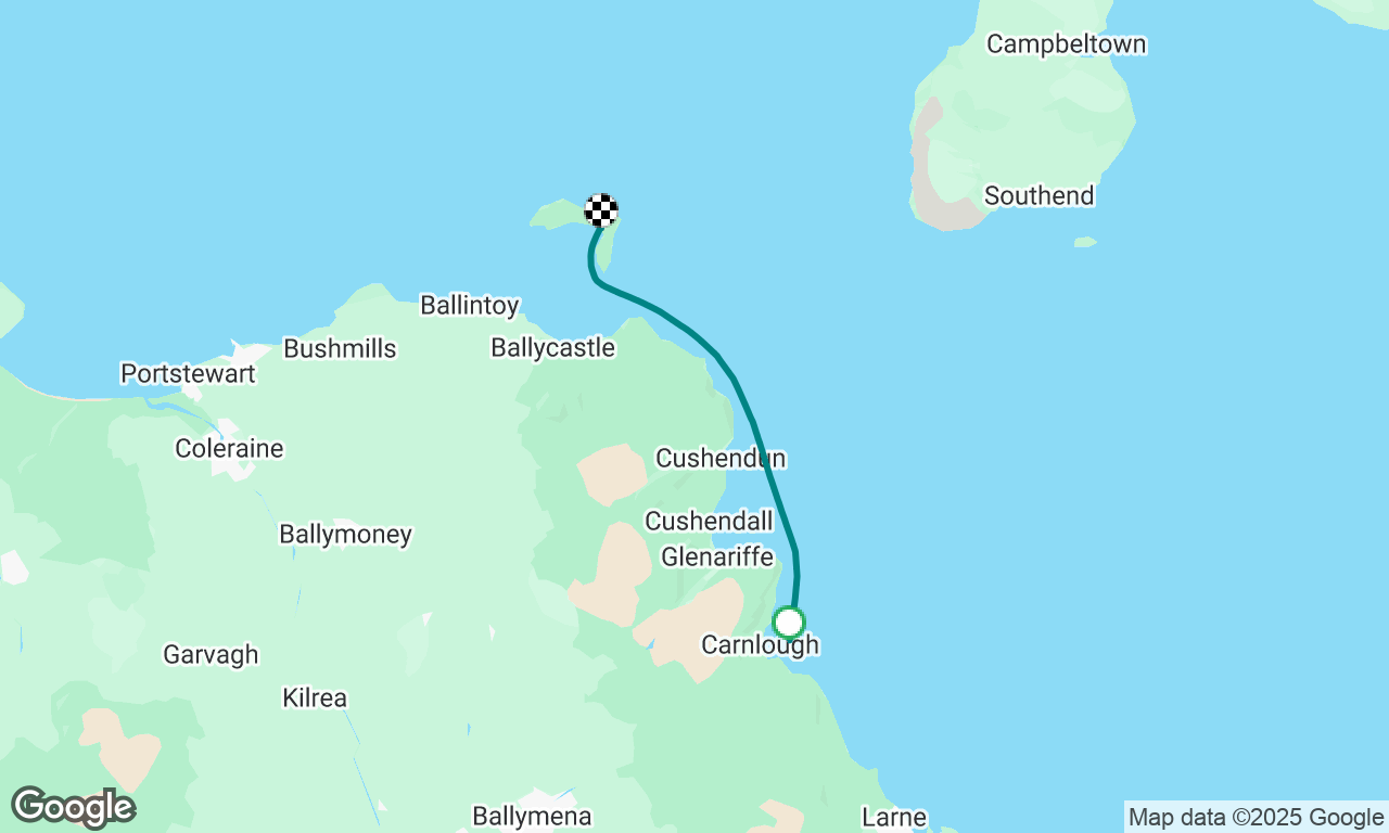 Glenarm to Rathlin Island