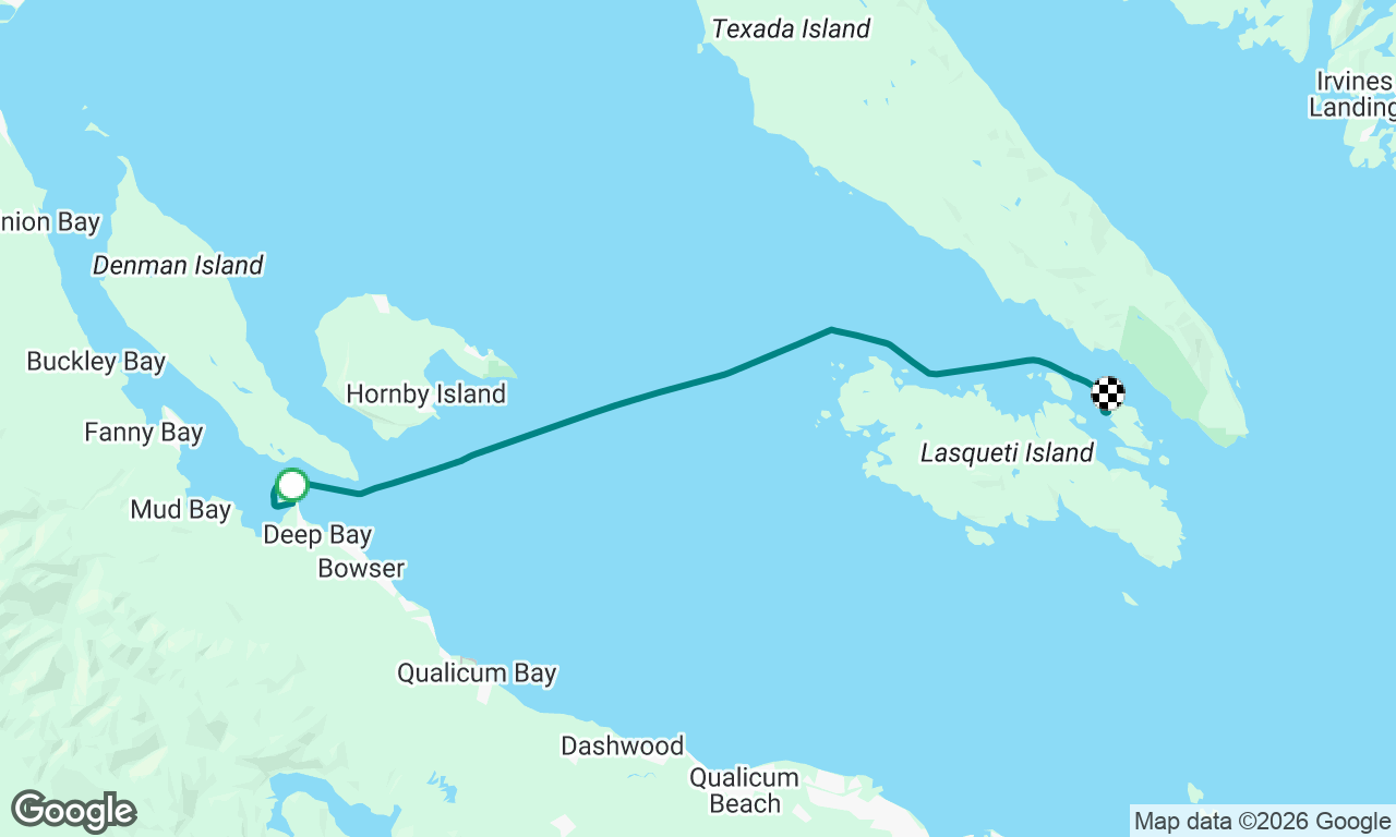 Deep Bay to Jedediah Island