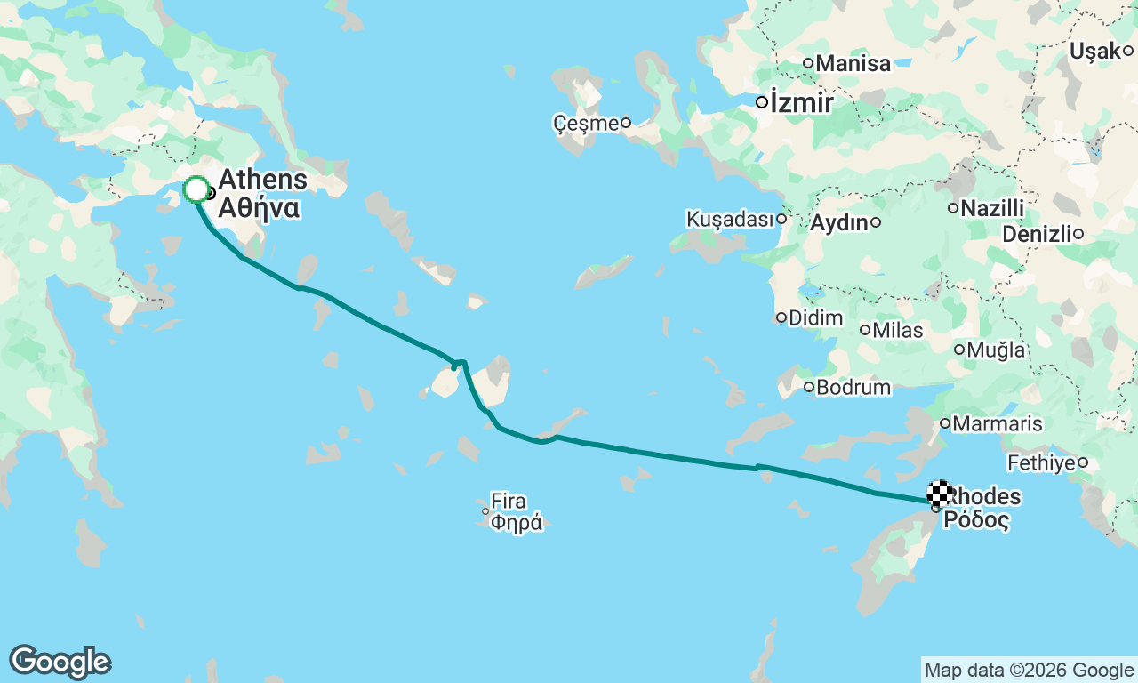 Voyage map