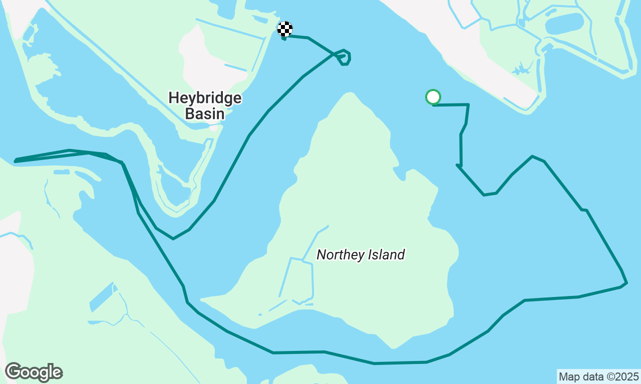 Tik Tac around Northey Island