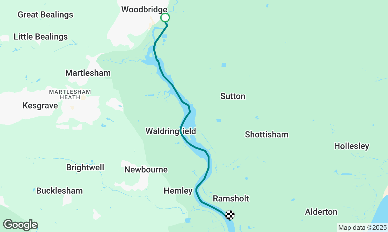Tidemill to Ramsholt