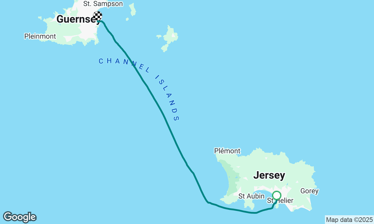 St Helier Jersey to St Peter Port, Guernsey