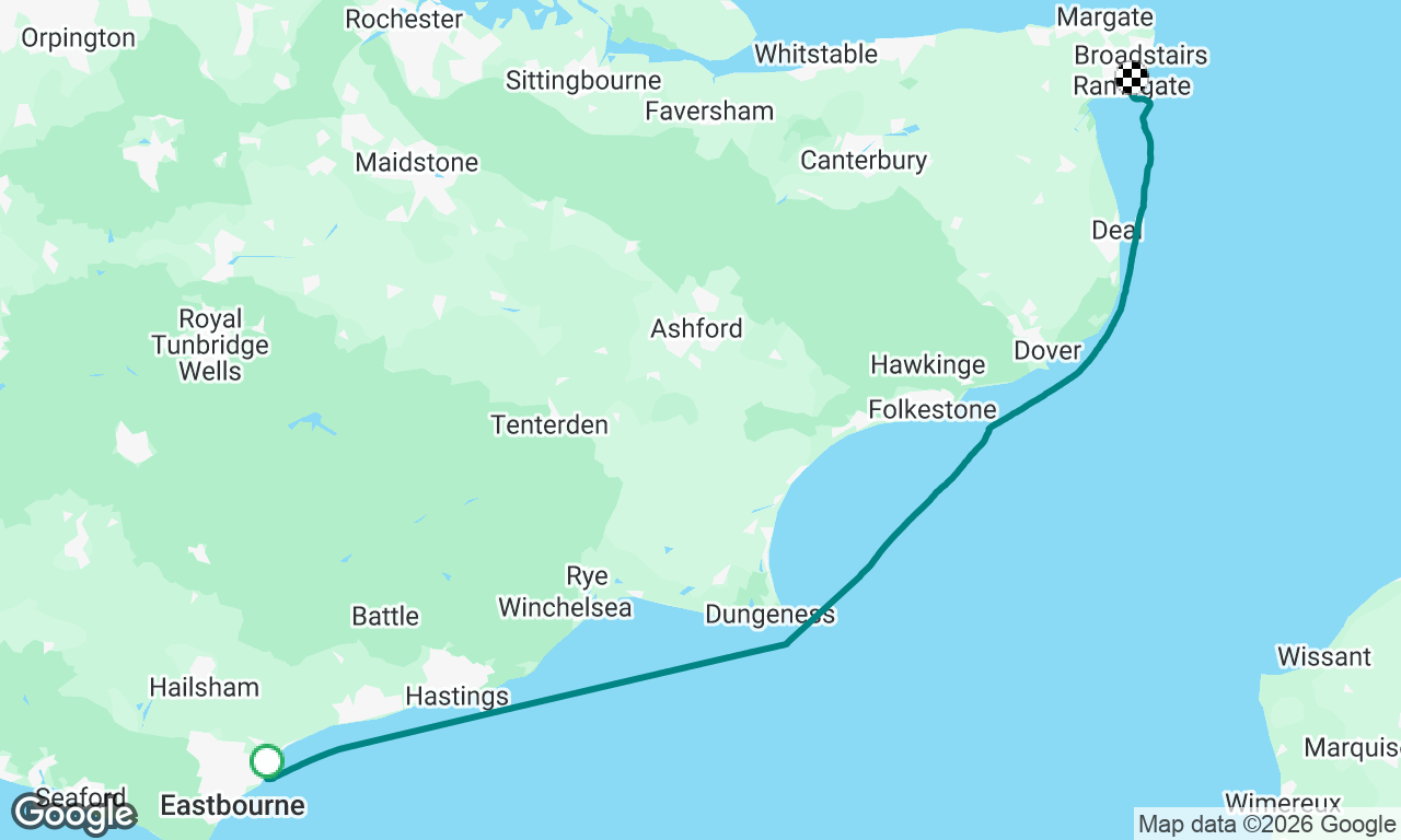 Eastbourne to Ramsgate