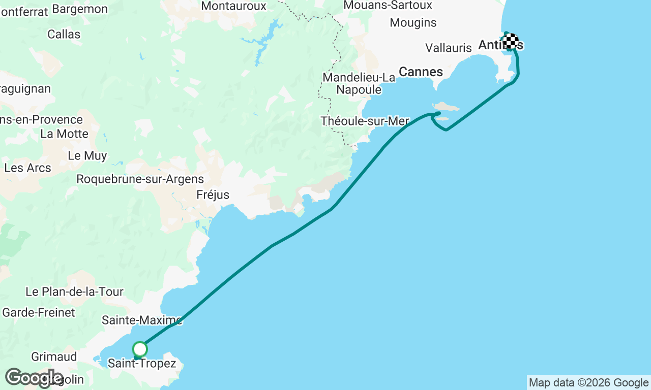 Voyage map