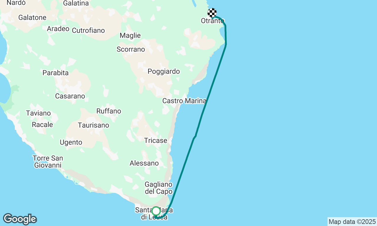 Santa Maria di Leuca -> Otranto
