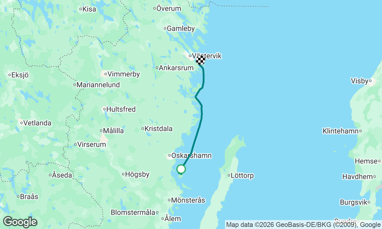 Voyage map