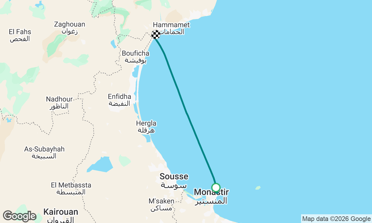 Voyage map
