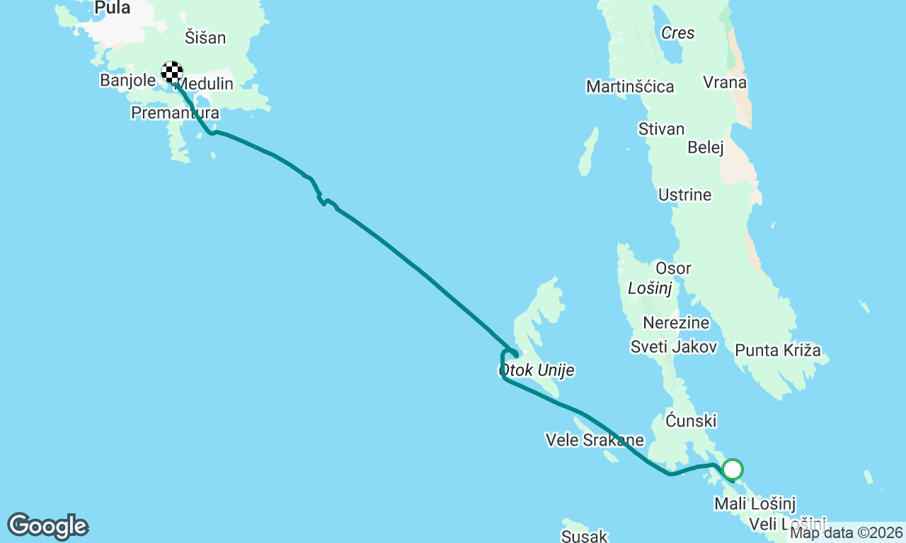 Voyage map