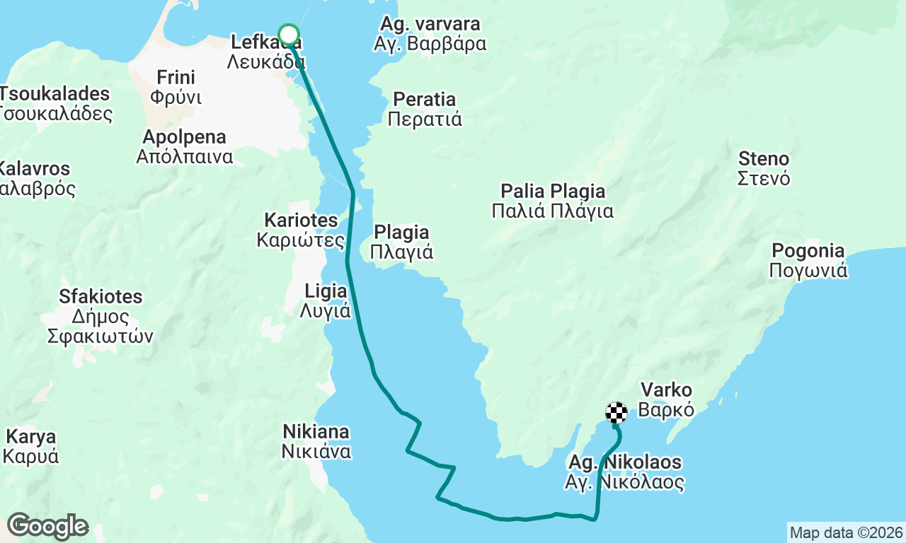 Voyage map