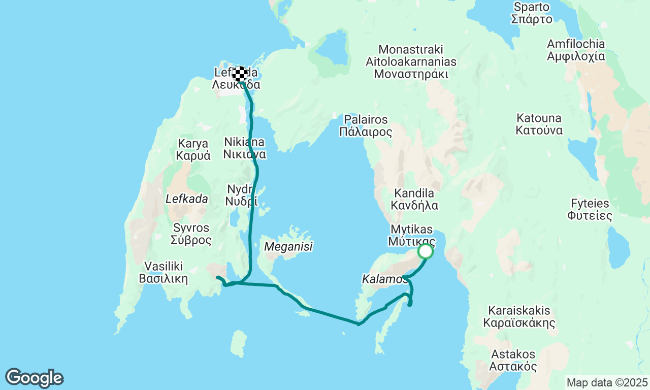last day of sailing in Lefkada 