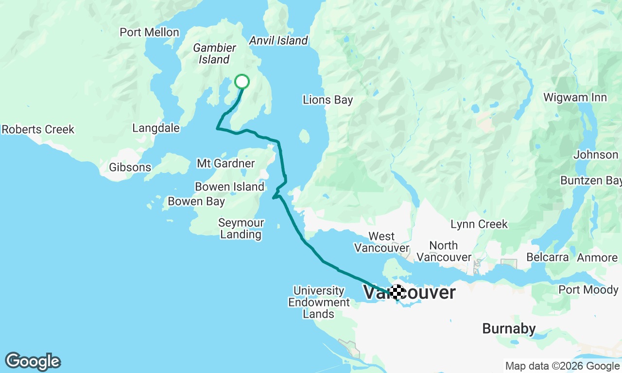 Voyage map