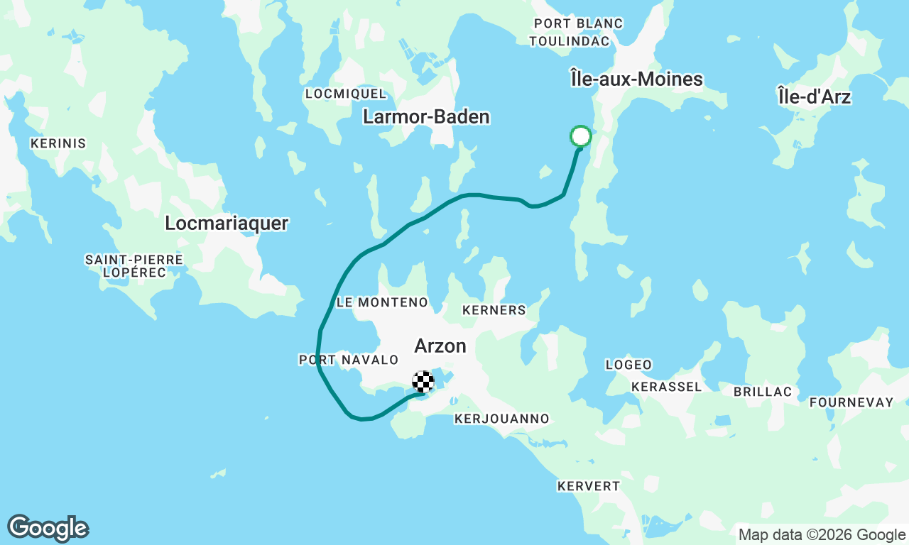 Leaving the Morbihan- Crouesty 
