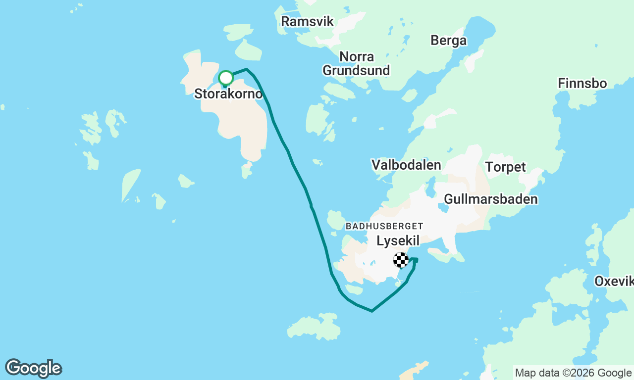 Stora Kornö to Lysekil