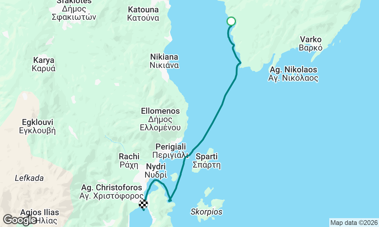 Voyage map