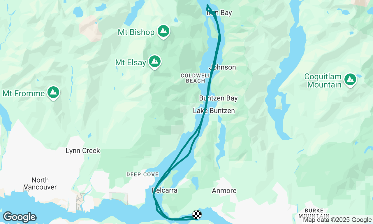 Indian Arm Motorsail 