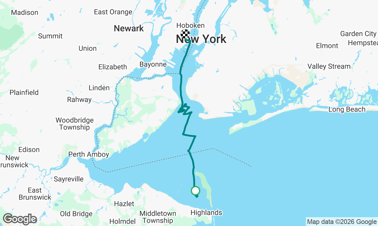 First Light Delivery from Atlantic Highlands to Liberty Harbor Marina