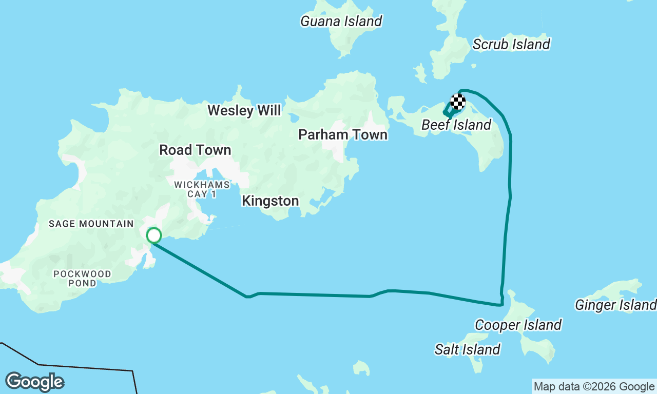 Day 1 Nanny Cay to Trellis Bay
