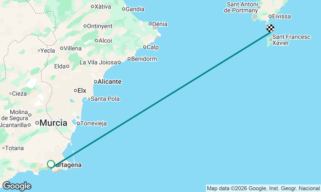 Voyage map