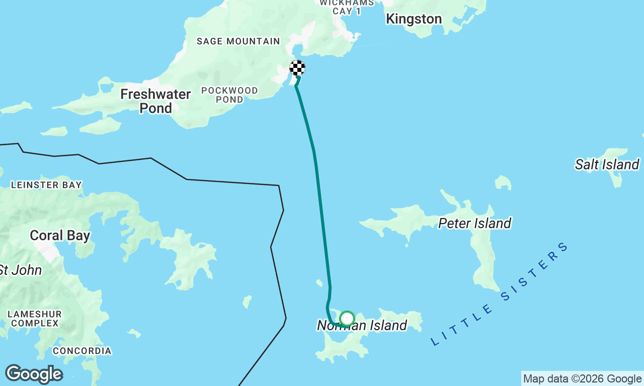 Norman Island to Nanny Cay